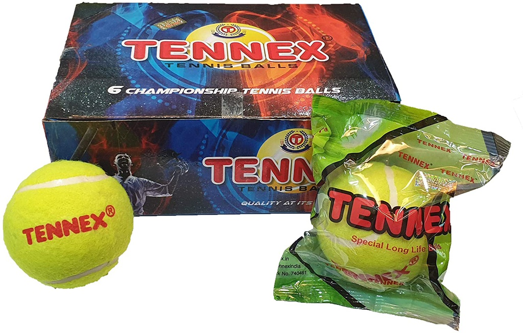 Tennex Cricket Heavy Duty Tennis Ball Set (Green)