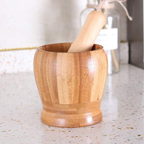 WOODEN MORTAR SMALL