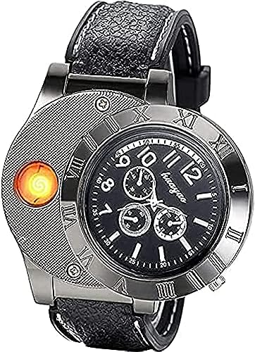 Wristwatch Quartz Watch Rechargeable Cigarette Table Lighter