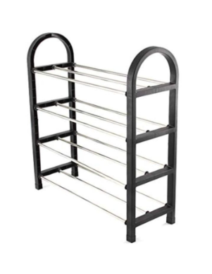 4 LAYER STACKABLE SHOE RACK