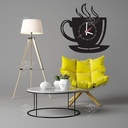 Coffee Cup 3D Wall Clock(Large)
