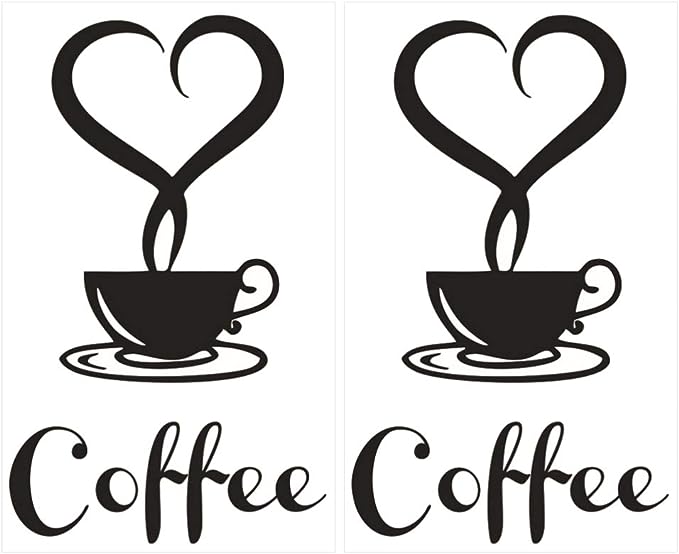 Coffee Cup With Heart Wall Art(Small)