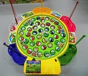 Fishing Game Toys - 45 Fishes with 5 Rods