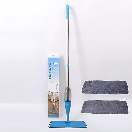 Floor Mop with 500ML Water Tank for Homes Kitchen Hardwood Laminate Wood Ceramic Tiles Clean