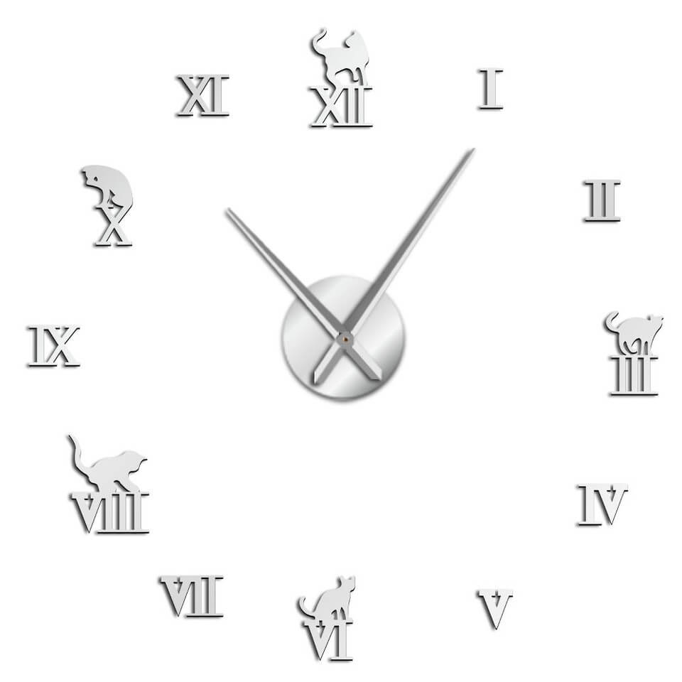 Kitty Wall Clock   M (36×36)