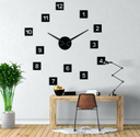 Scattered Numbers DIY Acrylic Wall Clock S (24×24)