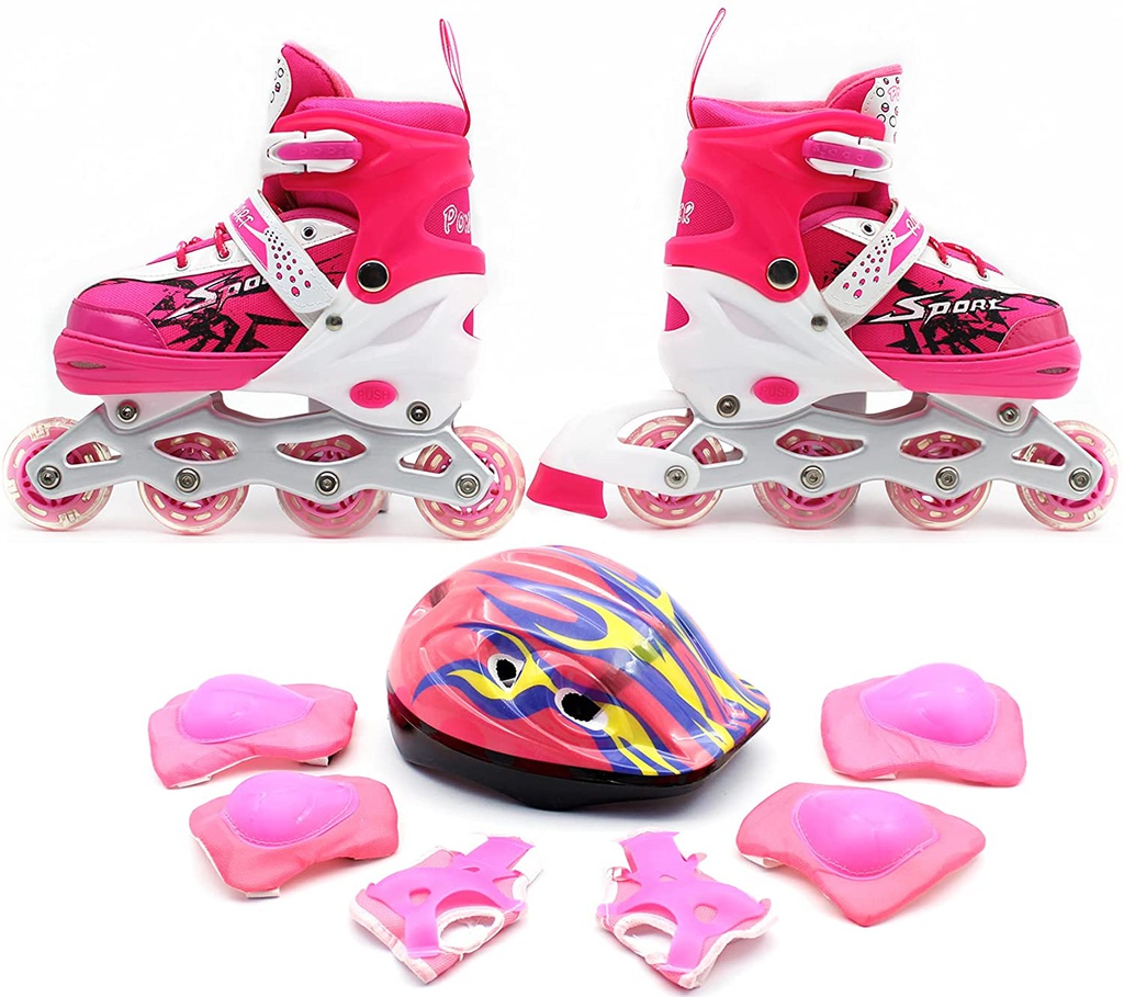 TA SPORTS INLINE SKATE SHOES MULTI COLOUR