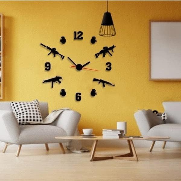 Tactical Guns DIY Acrylic Wall Clock M (18×18)