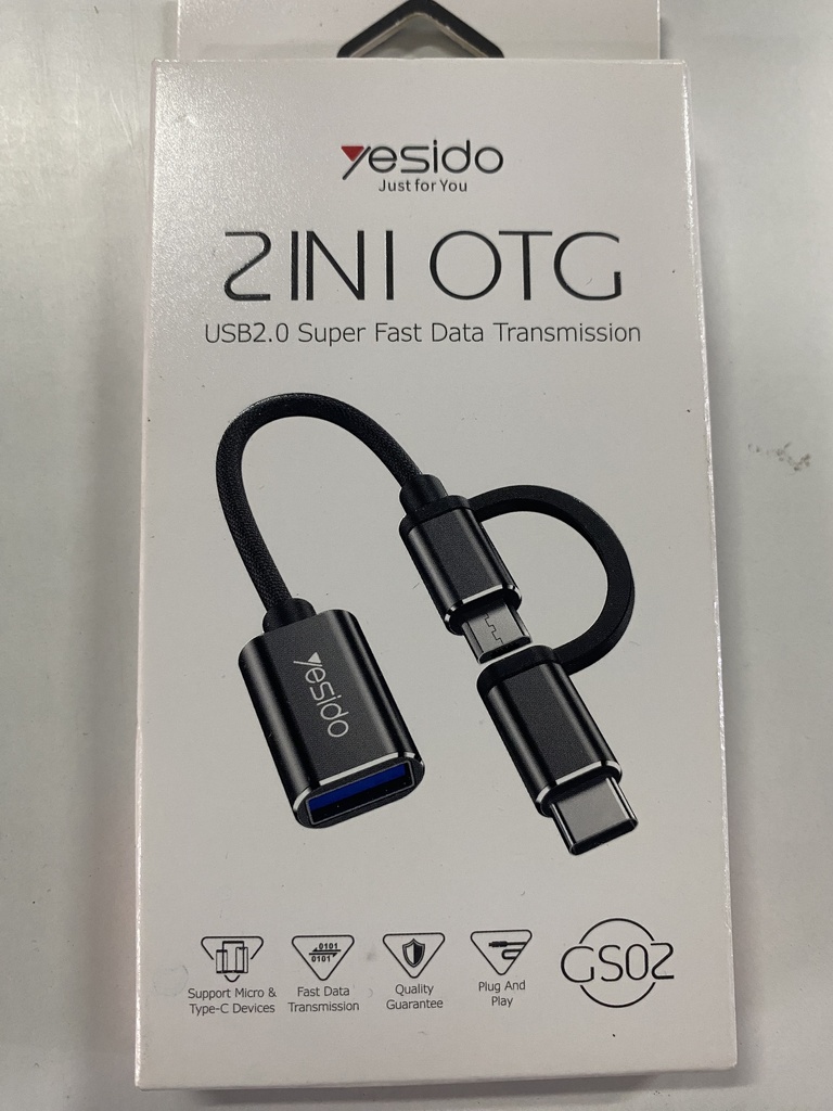 YESIDO TAPE-C OTG USB3.0 SUPER FAST DATA TRANSMISSION(GS01)