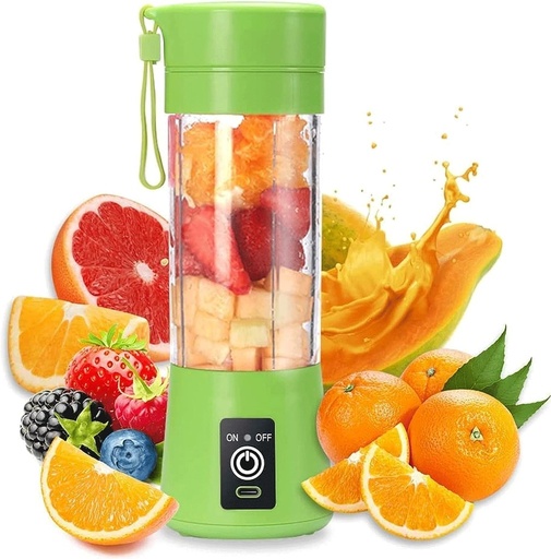 [PZDER3025] 6 Blades Portable USB Blender mini Blender(MIX COLOR)