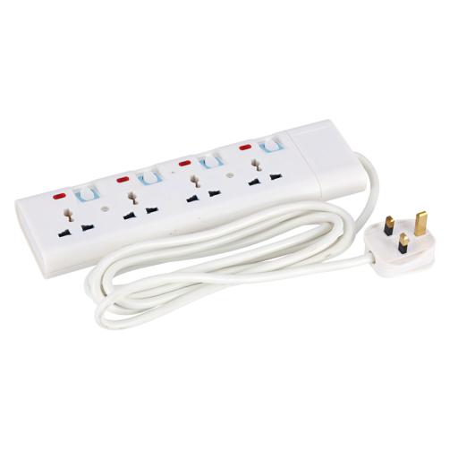 EXTENSION SOCKET/4WAY-3M(ayu