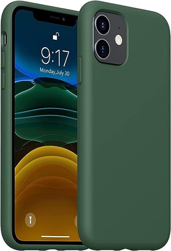 IPHONE 11 SILICONE CASE GREEN