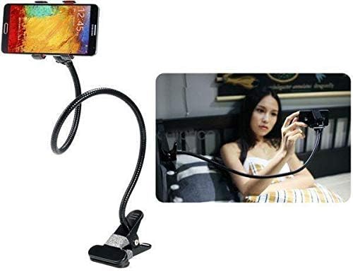 Long ARM Black Color Flexible Clip Lazy Bed Desktop Bracket Mount Stand Holder