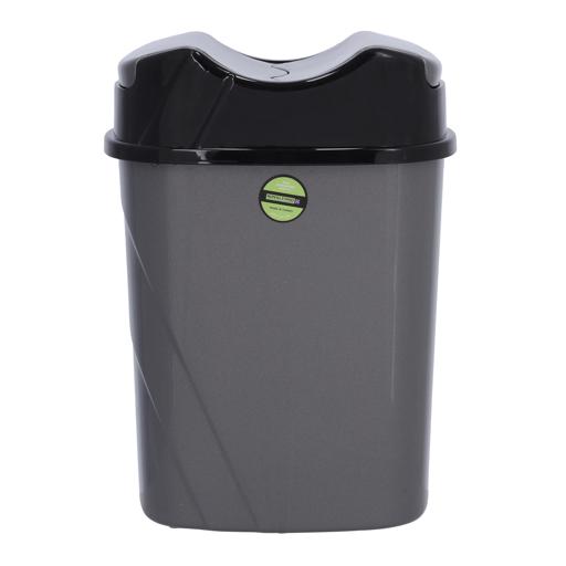 PLASTIC DUST BIN WET/DRY GARBAGE BIN WITH LID /15L(‎26 x 20.5 x 33 cm)