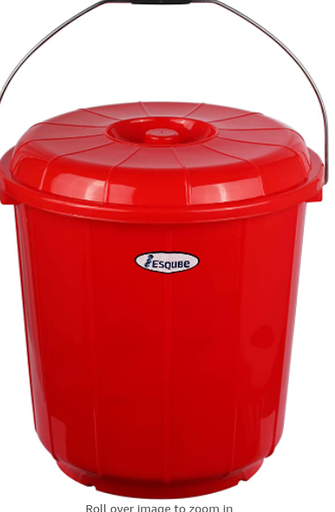 RED BUCKET 20 LTR(41L x 39W x 41H cm)