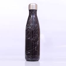 [PZD022] ROYAL FORD MARBLE VACUUM BOTTLE 500ML BLACK RF9476(6W x 25H cm)