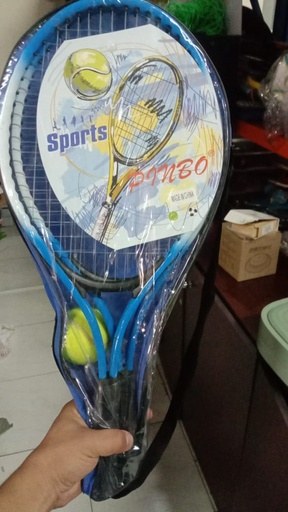 TENNIS RACKET WITH BALL