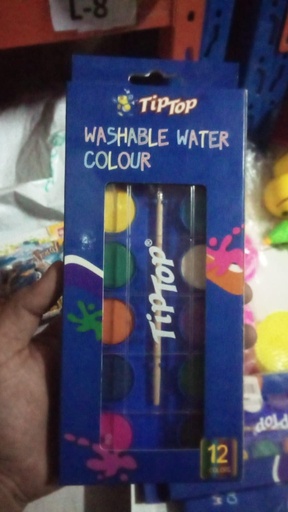 TIPTOP WASHABLE WATER COLOUR 12 COLORS