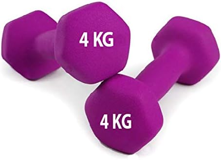 [PZDER750] VINYL DUMBBELL 4KG 1PC(MULTI COLOR)