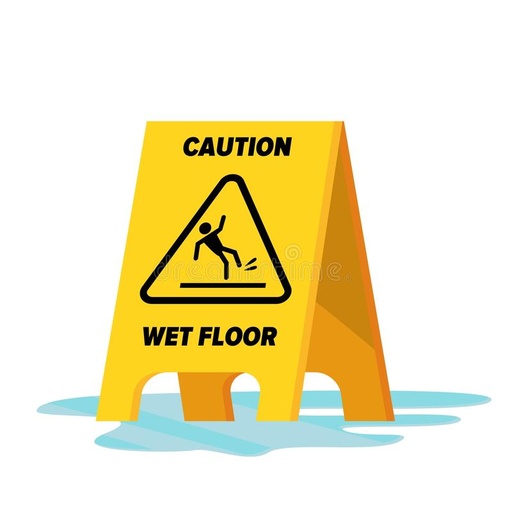 WET FLOOR SIGN VECTOR