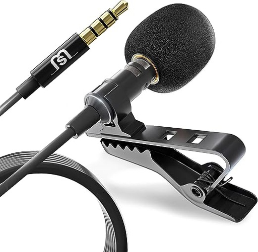 Wired Lavalier Lapel Clip On Microphone