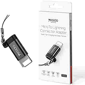 YESIDO TYPE C TO LIGHTNING CONNECTOR TO ADAPTER GS03 OTG