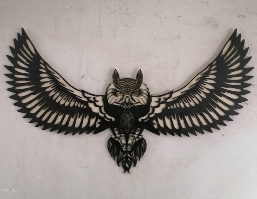 Flying Owl Wall Decor (L)