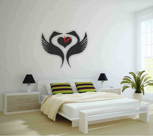 Swan Wall Clock  M (18×18)