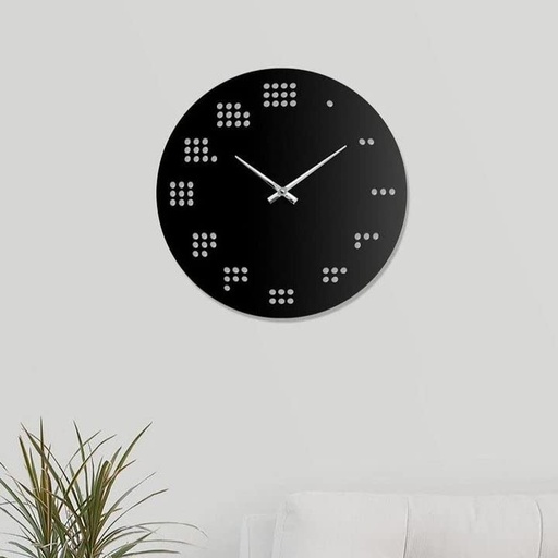 Time Dots 3D Wall Clock L (24×24)