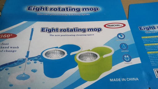 Rotating spin mop